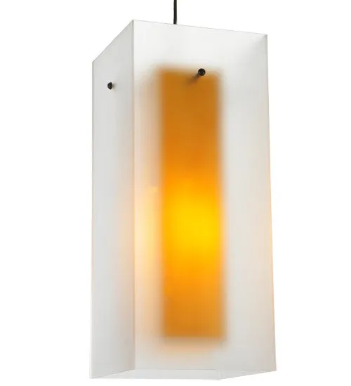 12"Sq Quadrato Shadow Box Contemporary Pendant