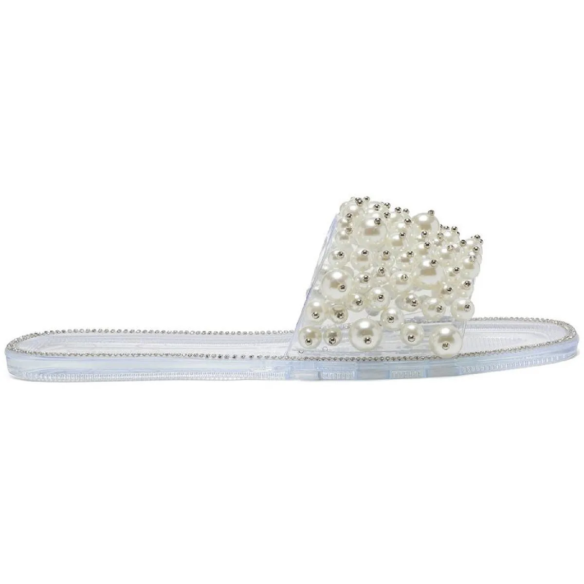 Jessica Simpson Womens Kassime 2 Open Toe Rhinestone Jelly Sandals