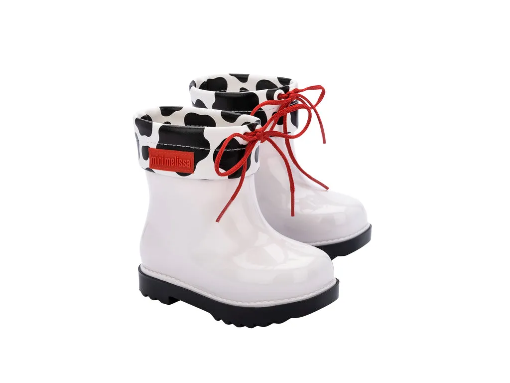 Mini Melissa Rain Boot II Bb White