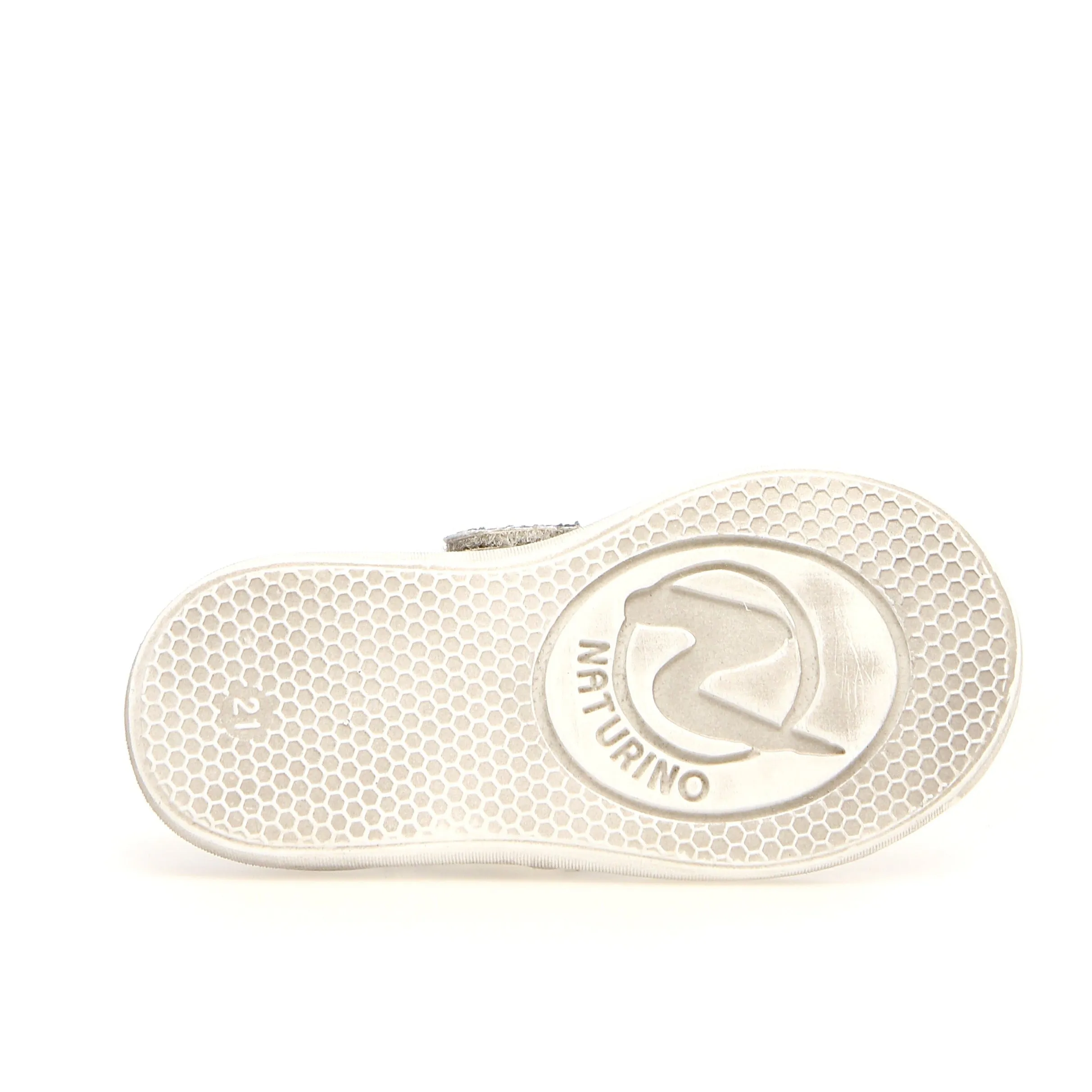 Naturino Girl's Annie Zip Glitter, Taupe - Silver